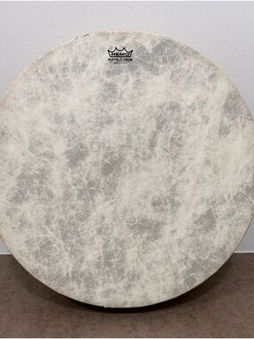 Remo Buffalo Frame Drum Hand Drum - White/Tan 16 Diameter 3.5 Deep USA Made